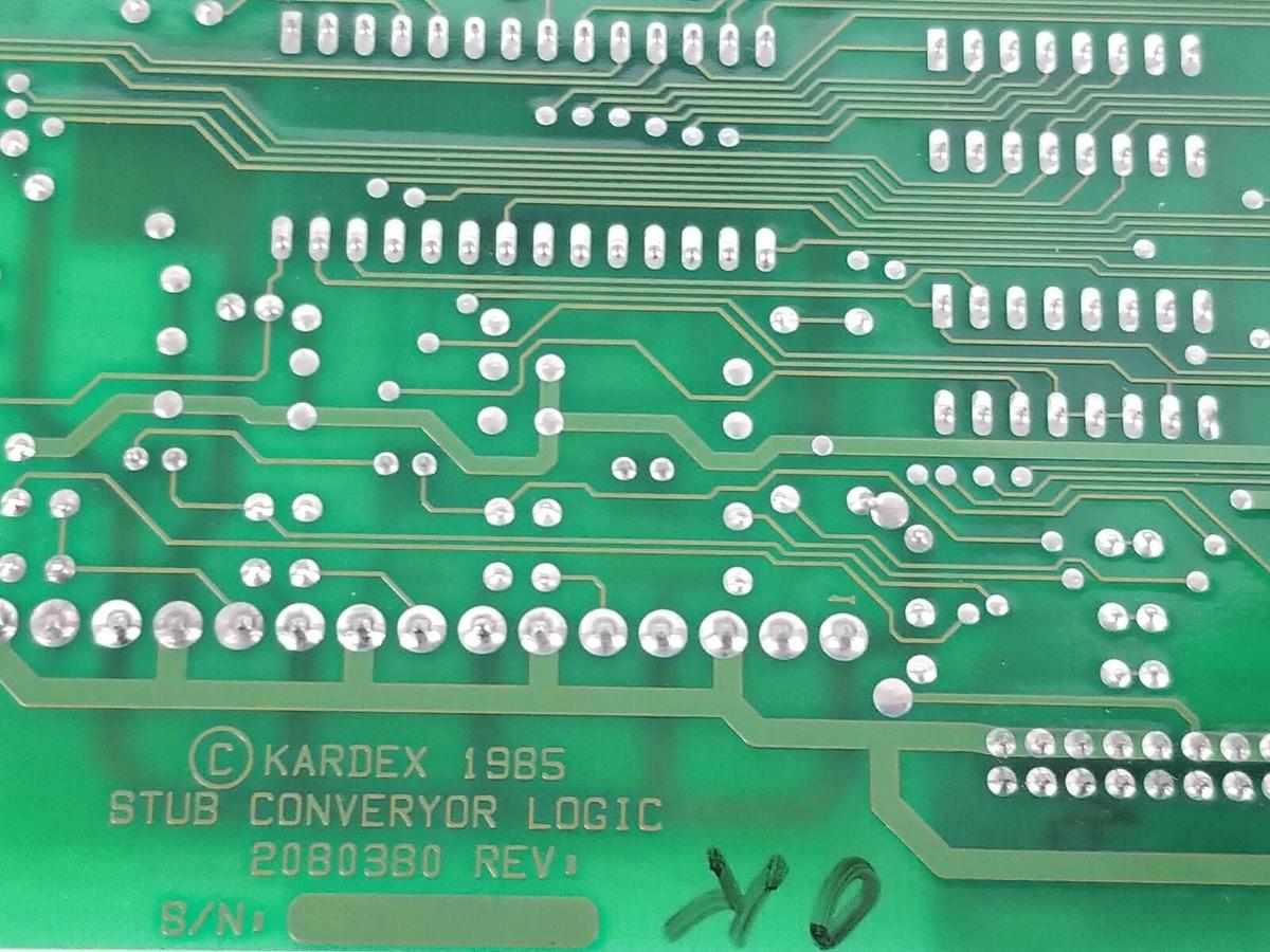 Used NEW KARDEX 2080381-001 STUB CONVERYOR LOGIC BOARD 2080381001 REV. D, 2080380