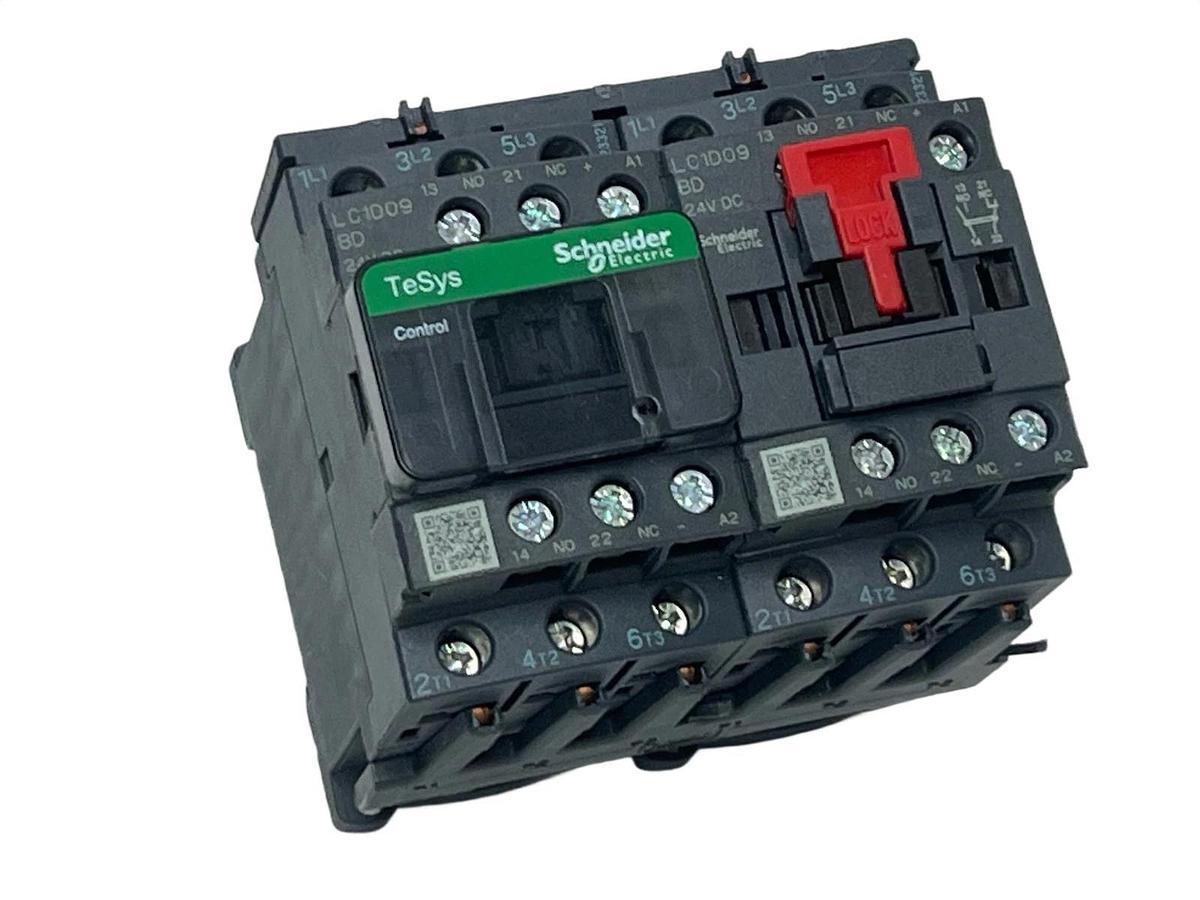 Schneider Electric LC2D09BD TeSys D Reversing Contactor 24V DC 9A - NSNP