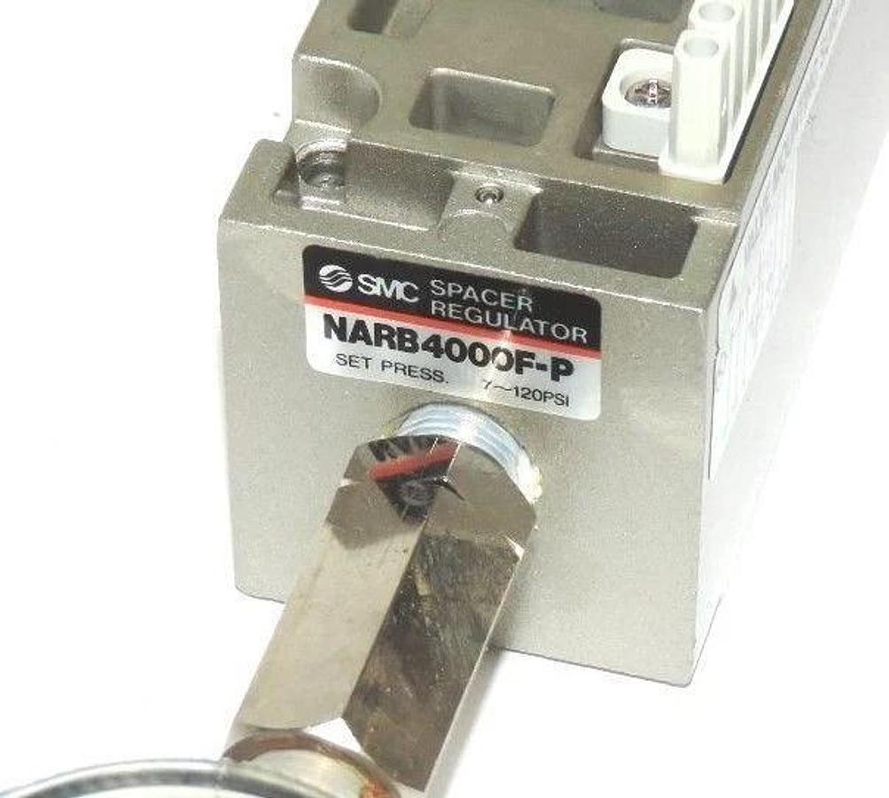 Used NEW SMC NARB4000F-P VALVE WITH 150 PSI GAUGE NARB4000FP