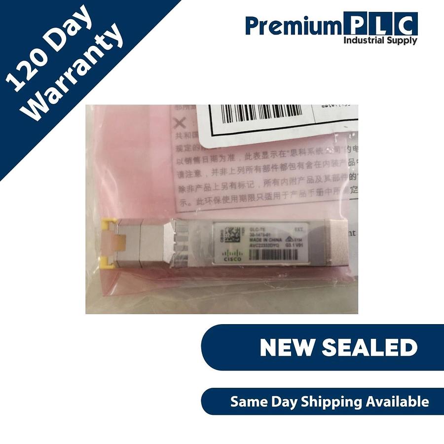 Used NEW FS CISCO GLC-TE= 30-1475-01 GBIC 1000BASE-T RJ-45 SFP TRANSCEIVER W/HOLOGRAM