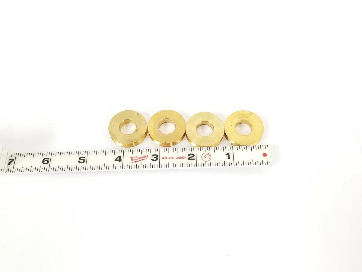 LOT OF 4 NEW KRONES 1-018-76-090-0 PULLEYS 28X12.2X BRONZE