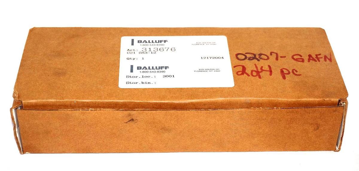 Used NIB BALLUFF C21-S83-12 BCC CONNECTIVITY PRODUCTS 313676, CAT. NO. 712P801