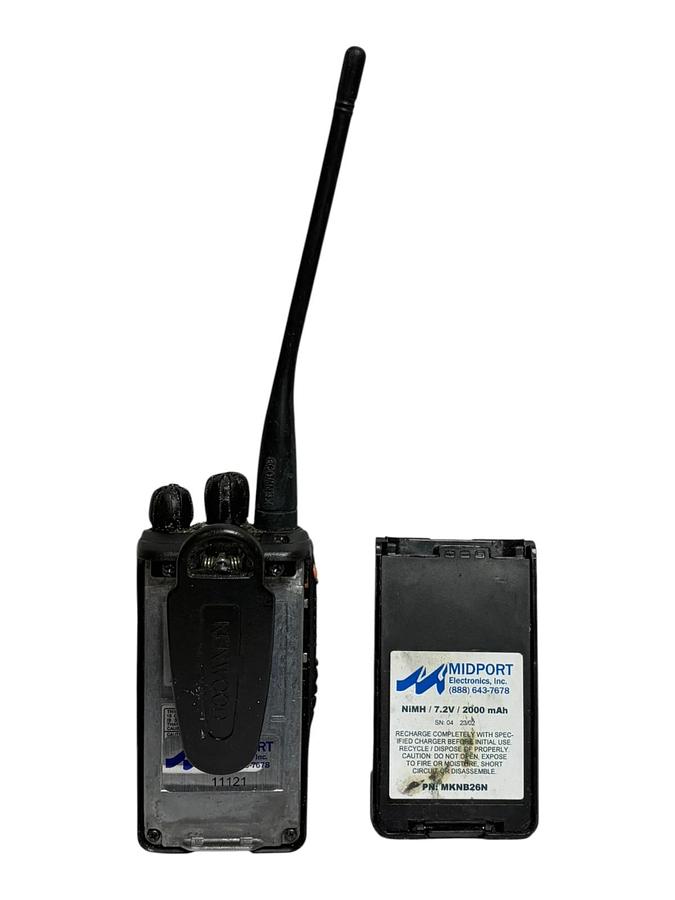 Used Kenwood TK-3360 UHF Two Way Radio Transceiver KSC-25LS Charger MKNB26N Battery