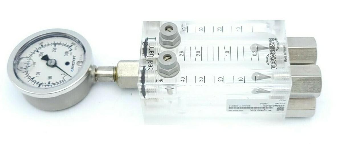 Used NEW KYTOLA X29540-D-CV SEAL GARD II FLOWSERVE GPH FLOWMETER