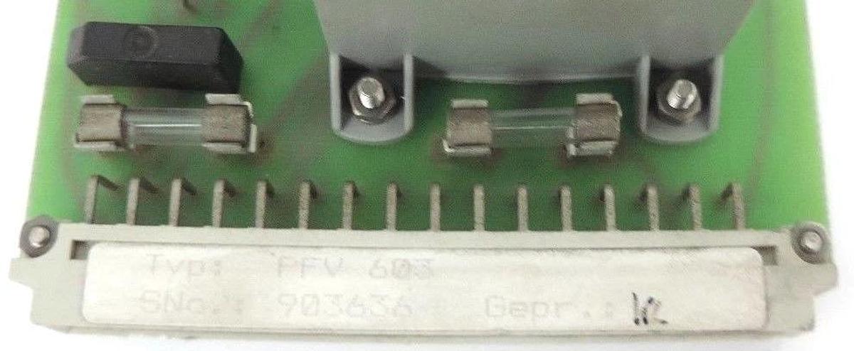 Used HAUCK PFV-603 MODULE CARD PFV603