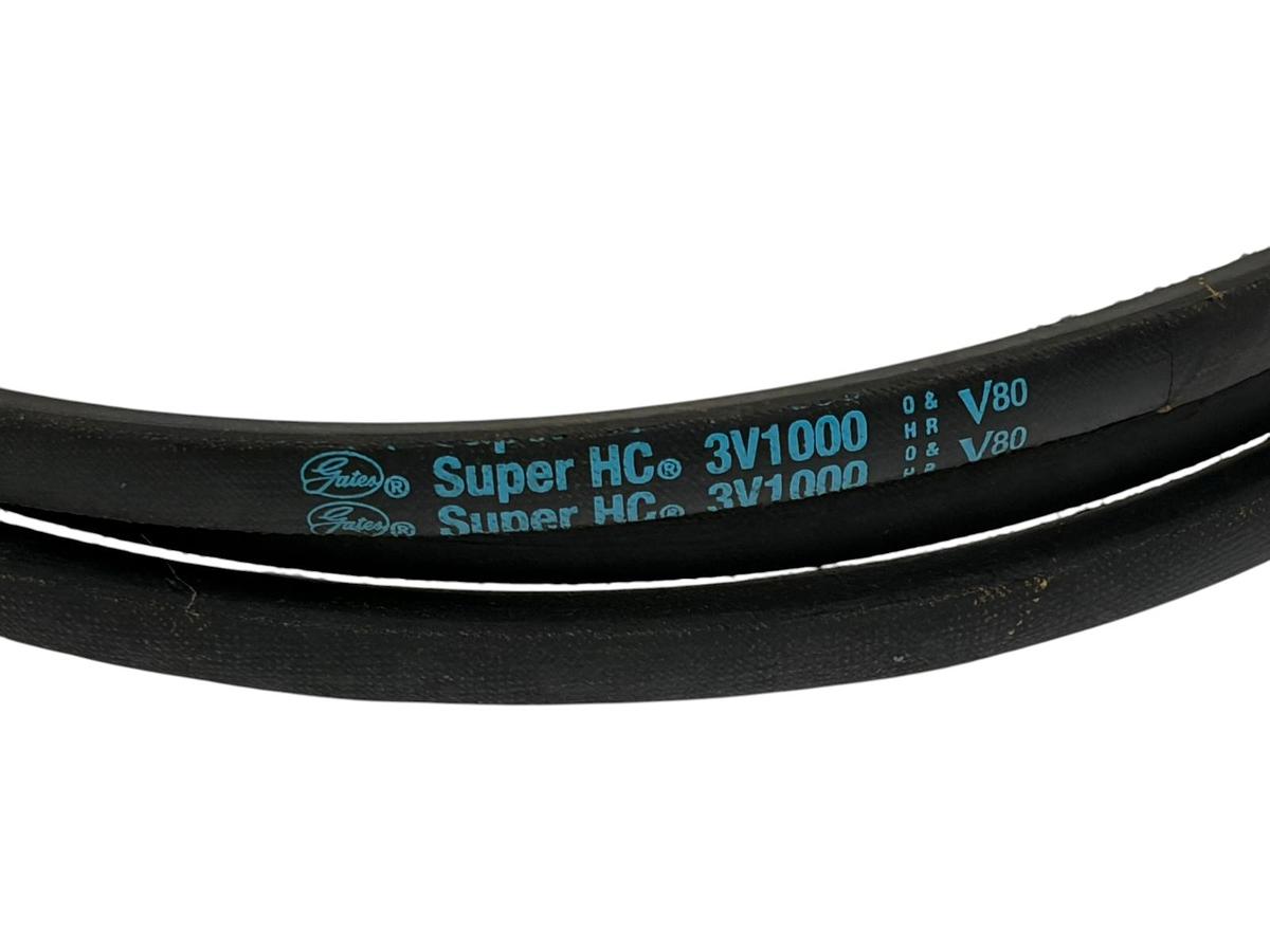 Used Gates Super HC 3V1000 Heavy Duty V-Belt 100-Inch Length - New Surplus