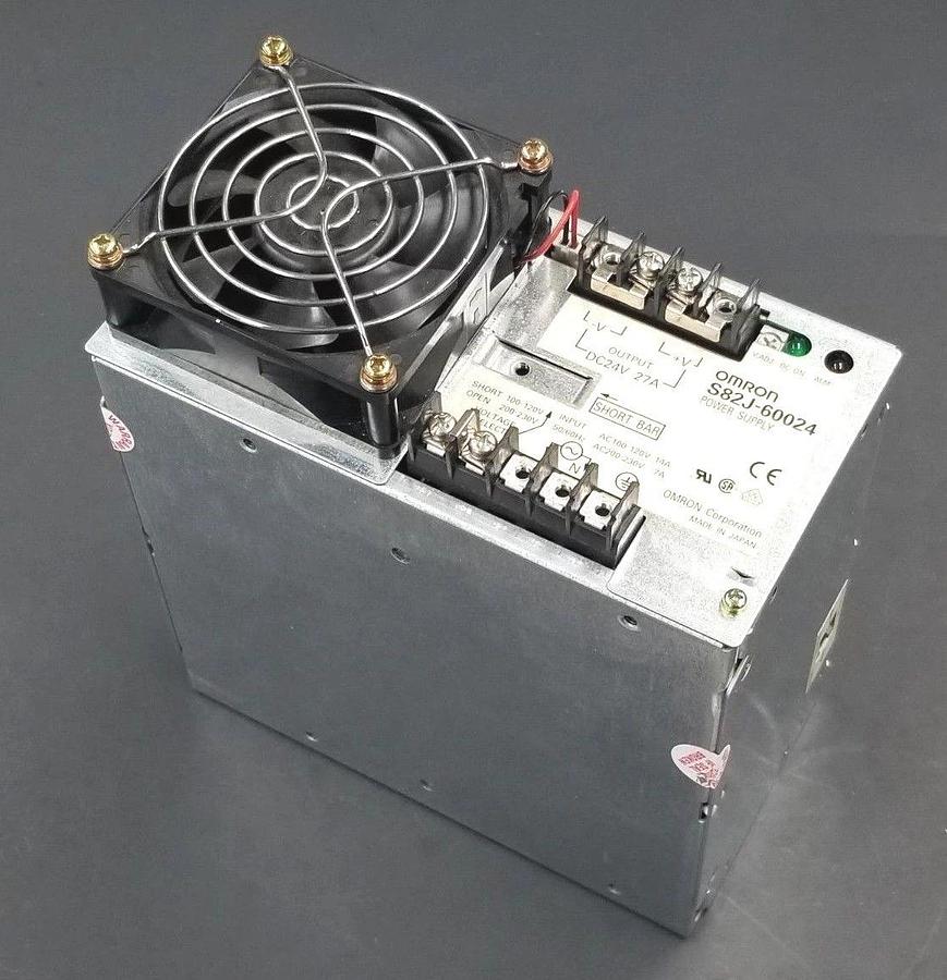 Used OMRON S82J-60024 POWER SUPPLY 7/14AMP 100-230VAC S82J60024 (FOR PARTS)