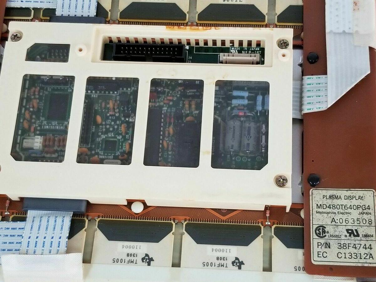 Used MATSUSHITA ELECTRIC MD480T640PG4 PLASMA DISPLAY 38F4744 W/ M480T640HB03C-1 BOARD