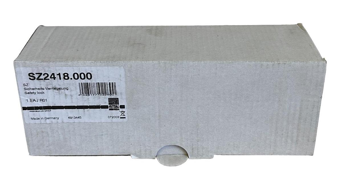 Used NEW RITTAL SZ2418.000 / SZ2418000 SAFETY LOCK 24VDC SINGLE-DOOR INTERLOCK