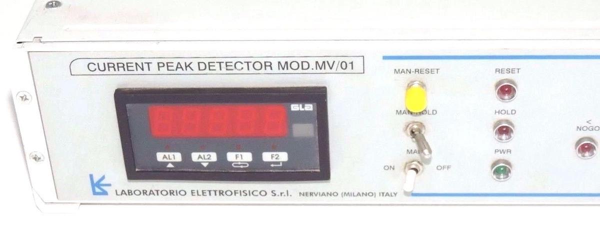 Used LABORATORIO ELETTROFISICO MV/01 CURRENT PEAK DETECTOR
