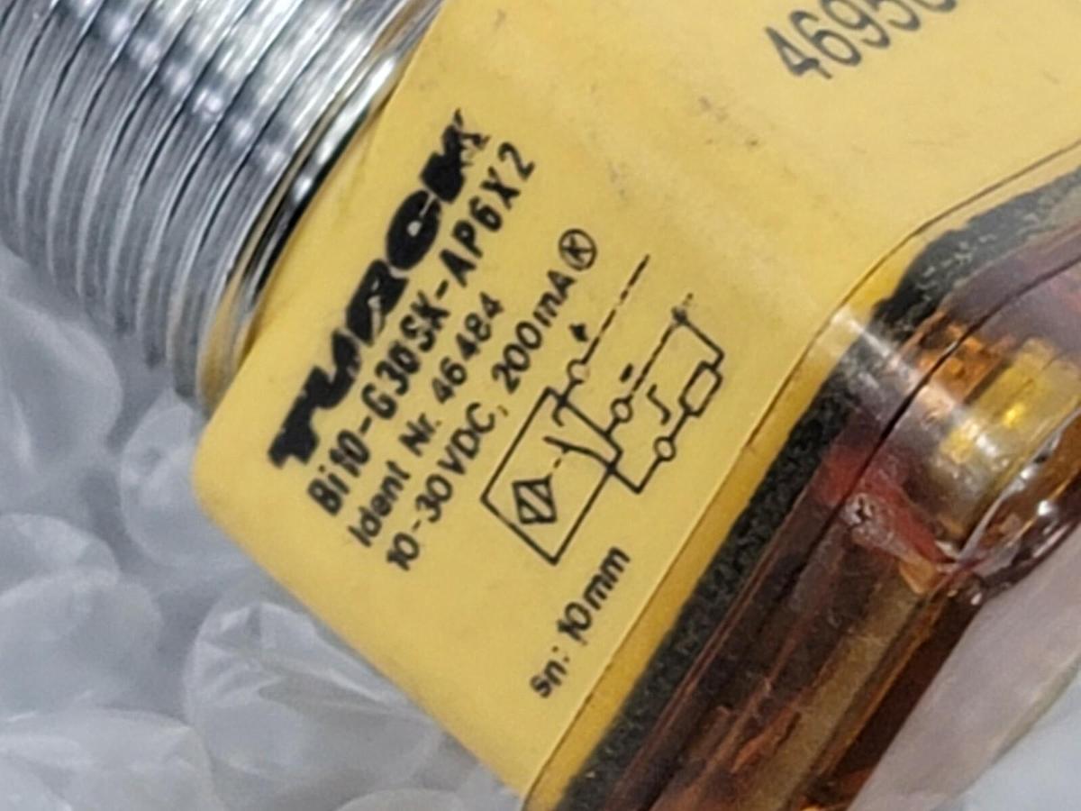 Used TURCK BI10-G30SK-AP6X2 EMBEDDABLE INDUCTIVE SENSOR 46484