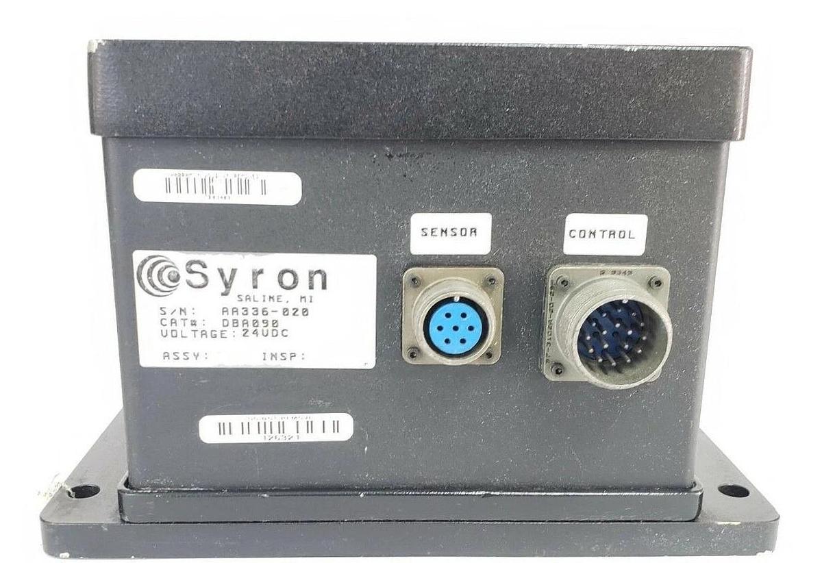 Refurbished SYRON DBA 090 DOUBLE BLANK ANALYZER DBA090, 24VDC (REPAIRED)
