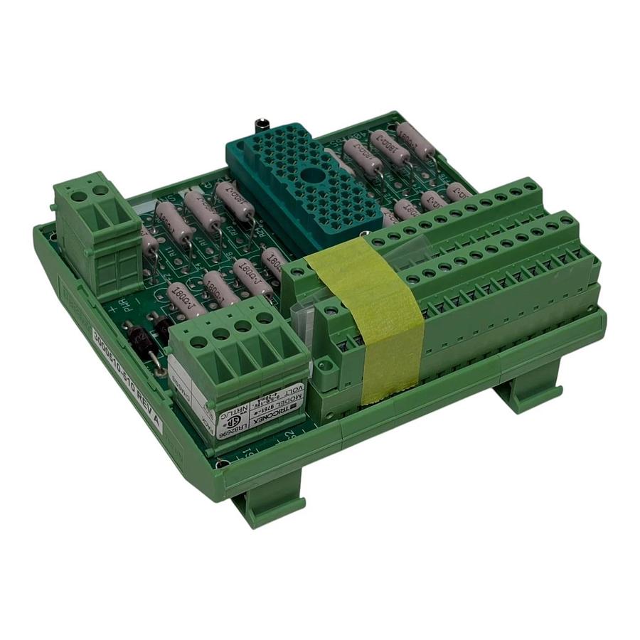 Triconex 9761-210 Phoenix Contact 3000510-510 Rev A Analog Input Panel NEW