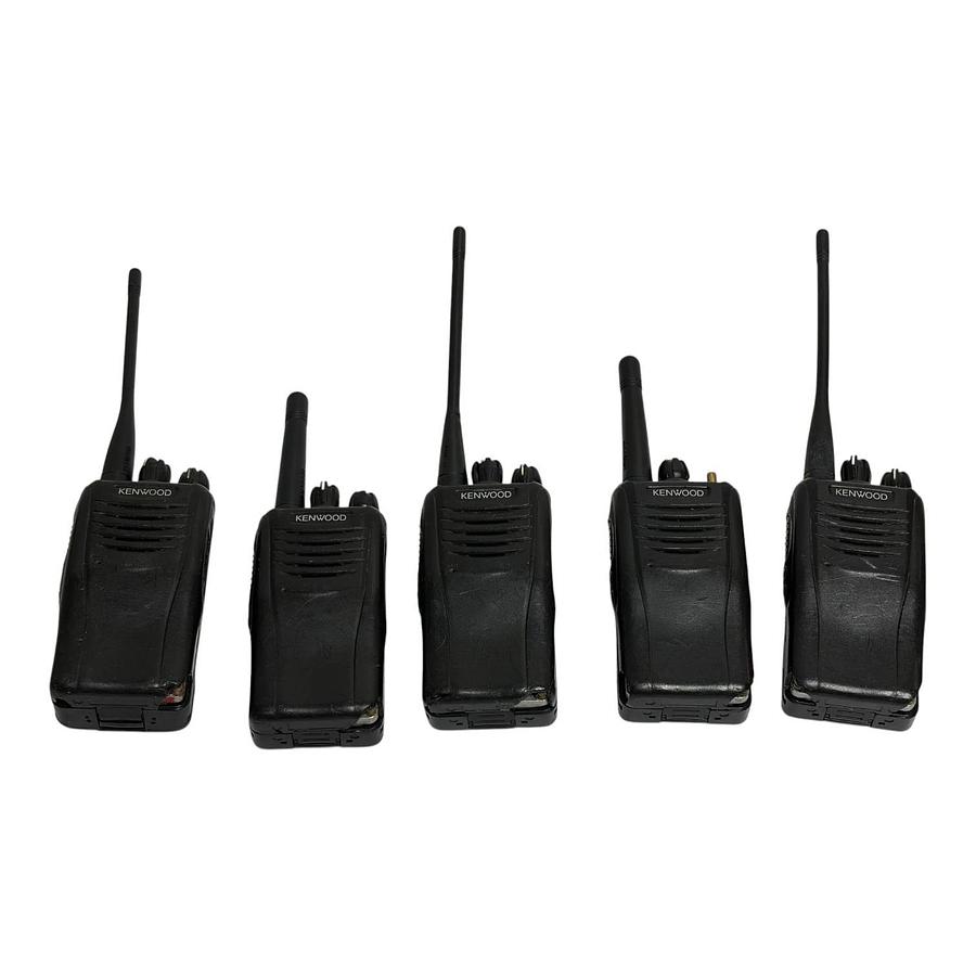 Used Kenwood TK-3360-K UHF Radios Chipped Housing Functional - Lot of 5