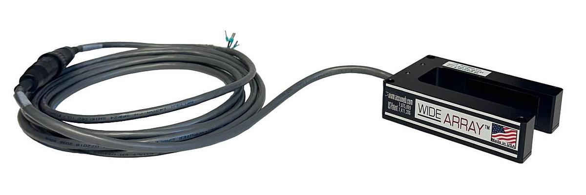 Used AccuWeb INC 1.5x3.75L 4611-01 / 461101 WIDE ARRAY EDGE DETECTOR W/ CABLE USNP