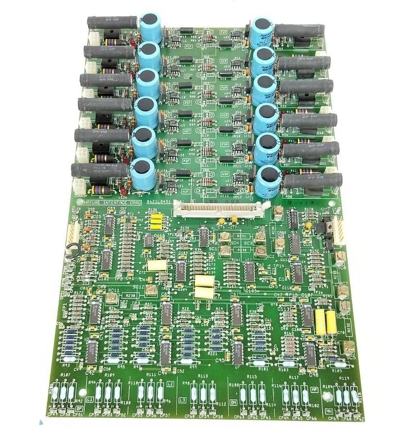 Used GENERAL ELECTRIC 0621L0451-G001 ARMATURE INTERFACE CARD 0166C7846DA-1 (REPAIRED)