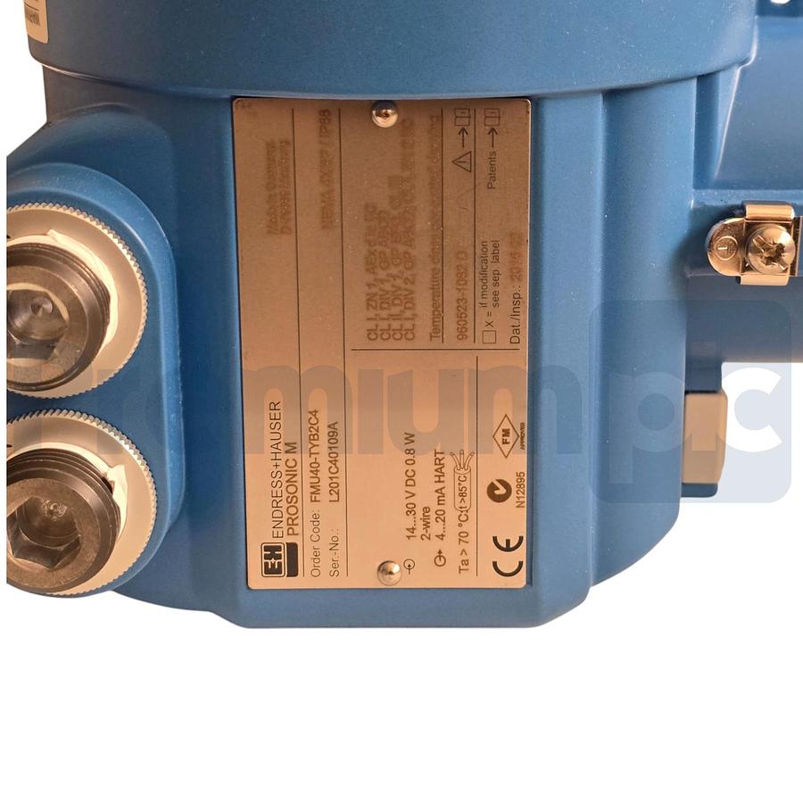 Used ENDRESS+HAUSER E+H FMU40-TYB2C4 Prosonic M ULTRASONIC LEVEL SENSOR 52010286 NSMP