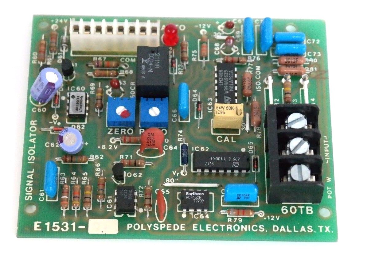 Used NEW POLYSPEDE E1531-21 SIGNAL ISOLATOR BOARD E1531