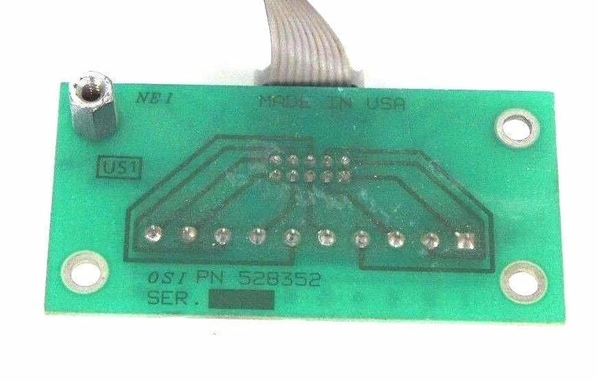 Used ORBITRAN SYSTEMS PWB 528641 BOARD ASSY: 528641-01 W/ 528352 CONDUCTOR ADAPTER