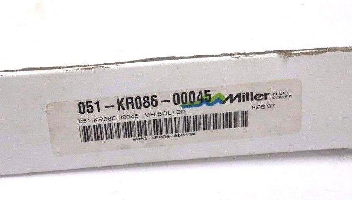 NIB MILLER 051-KR086-00045 ATTRIBUTE VALUE MH, BOLTED 051KR08600045