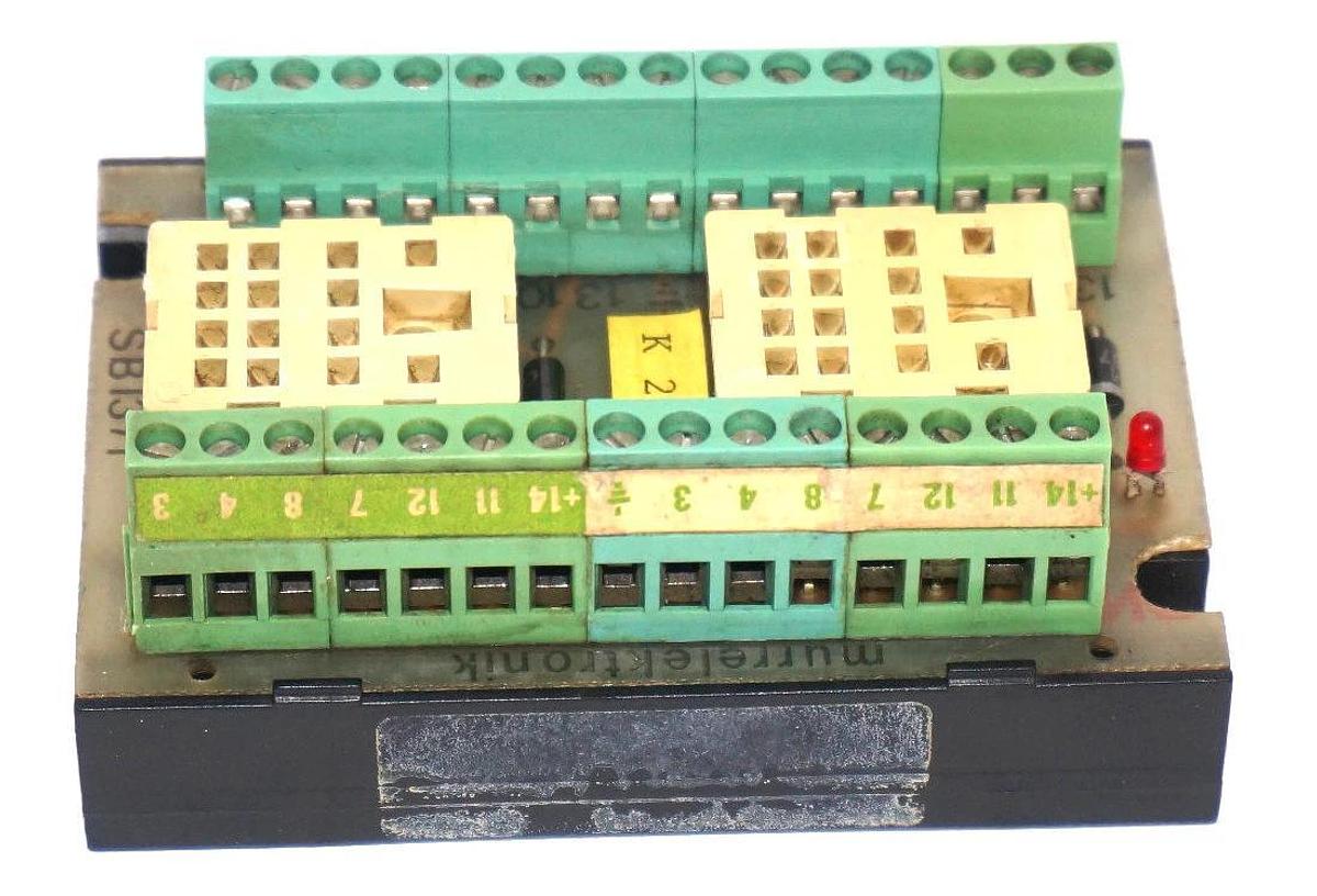 Used MURRELEKTRONIK SB1371 RELAY SOCKET MODULE