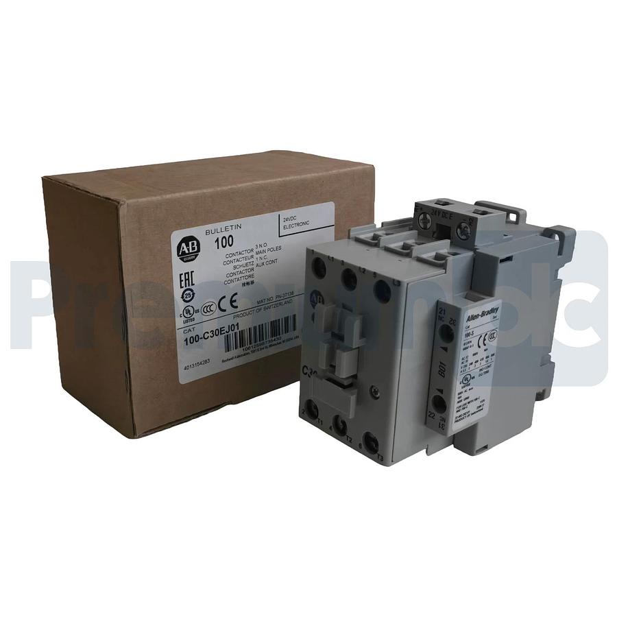 Allen-Bradley 100-C30EJ01 /C IEC Contactor 30A 3-Pole 24VDC Coil 100C30EJ01 NSMP