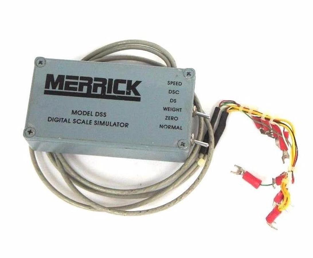 Used MERRICK MODEL DSS DIGITAL SCALE SIMULATOR SPEED DSC WEIGHT ZERO