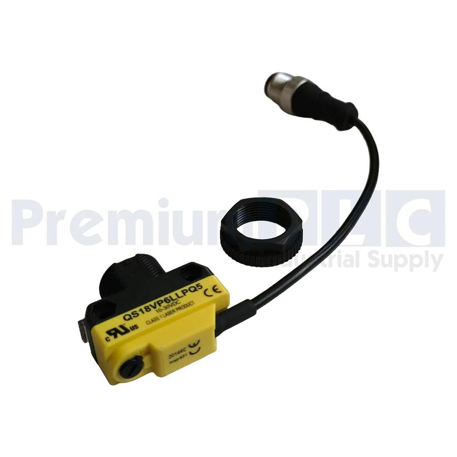 BANNER QS18VP6LLPQ5 QS18 PHOTOELECTRIC SENSOR 10-30VDC P/N 73244 W/ACCS NSMP