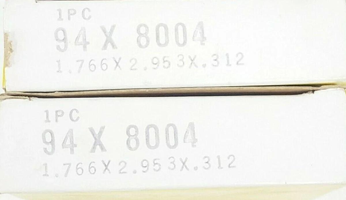Used LOT OF 2 NIB GARLOCK 94X8004 OIL SEALS 1.766X2.95X.312