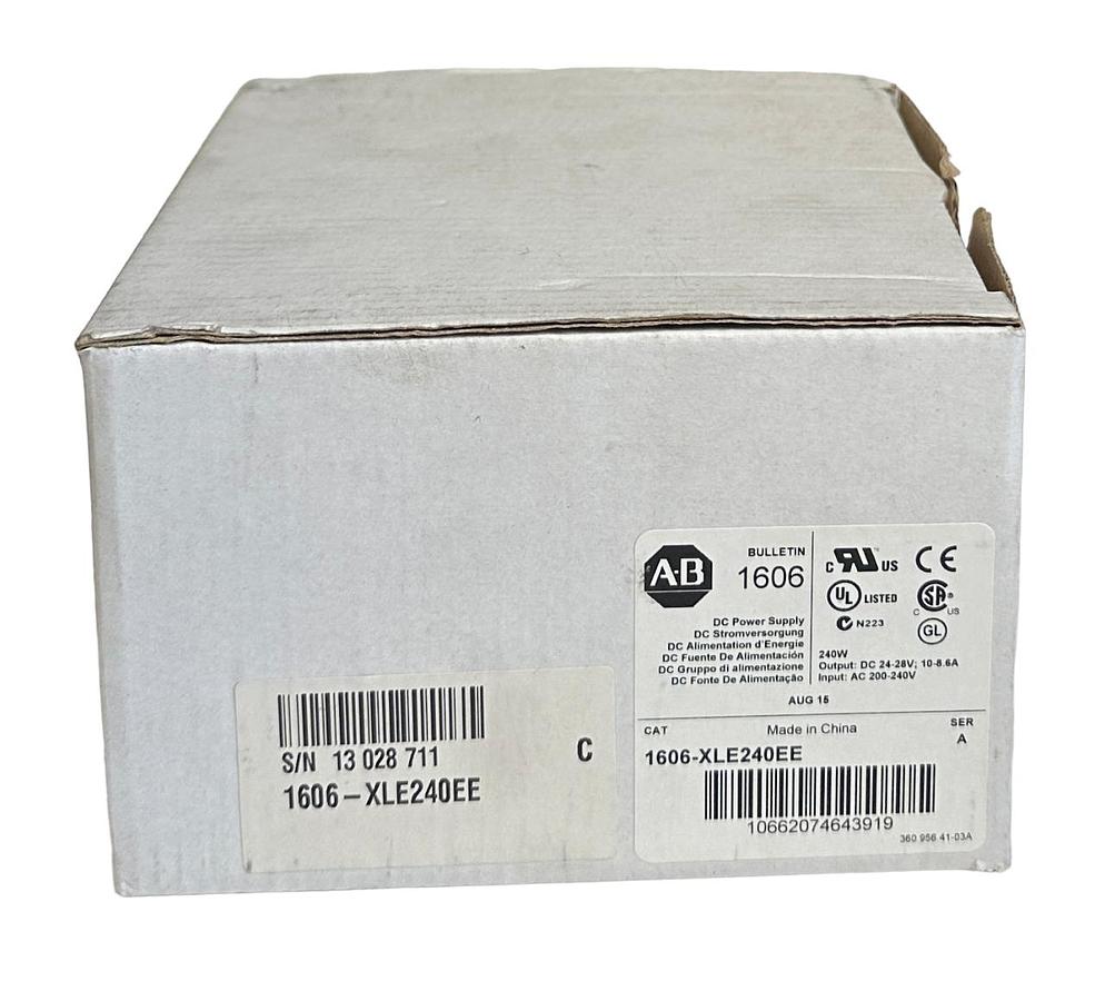 Used NEW ALLEN BRADLEY 1606-XLE240EE /A BULLETIN 1606 DC POWER SUPPLY 240W NSMP