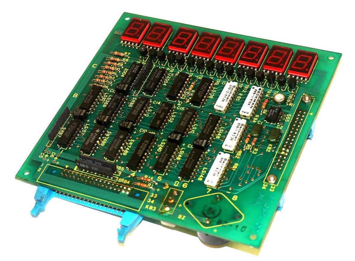 Used HITACHI SEIKI PT.DSPL-02 DISPLAY BOARD PTDSPL02