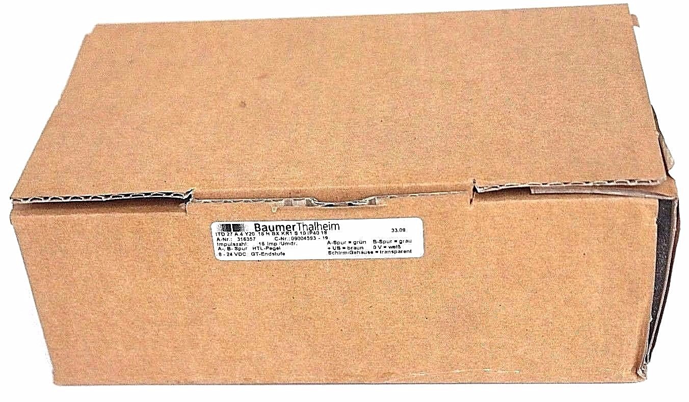NIB BAUMER THALHEIM, A-NR: 316357, C-NR: 09004593-19, ENCODER ITD 27A4Y20, 33.09