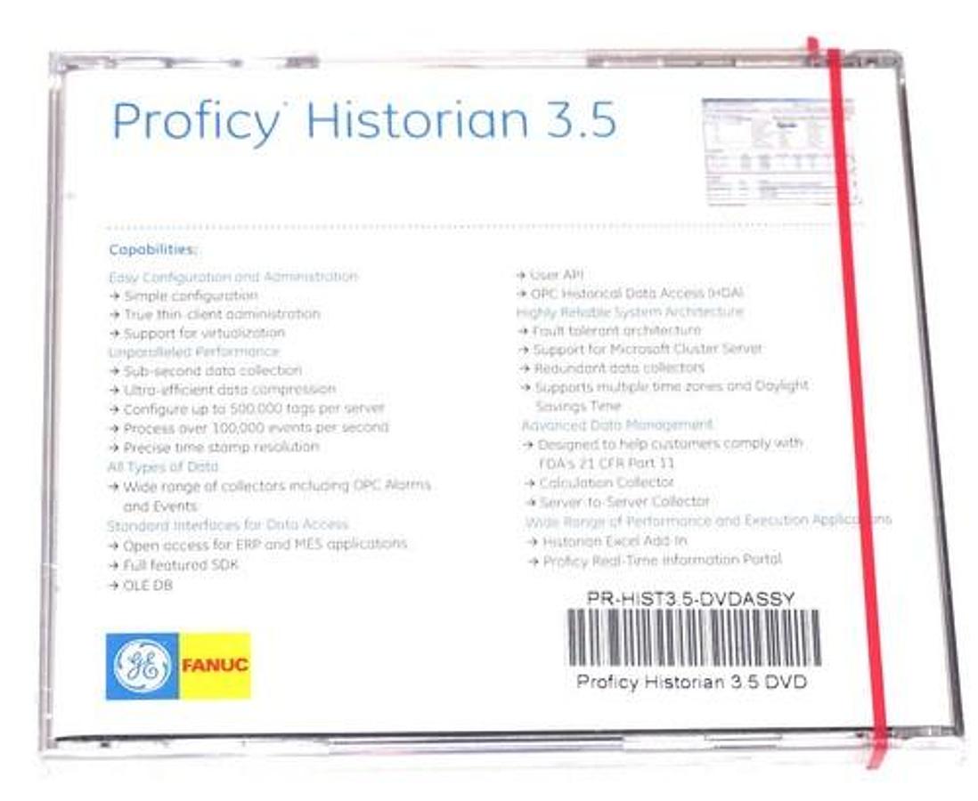 NEW SEALED GE FANUC PROFICY HISTORIAN 3.5 SOFTWARE