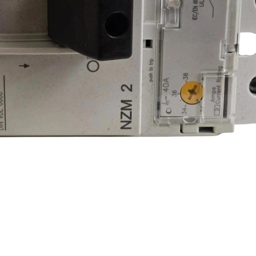 Eaton Moeller NZMH2-A40-BT-NA | 107800 MCCB Circuit Breaker 3P 40A 600V w/Trip