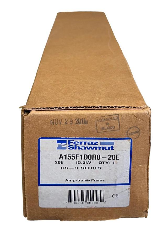 FERRAZ SHAWMUT A155F1D0R0-20E / A155F1D0R020E Amp-trap CS-3 SERIES 15.5kV NSMP
