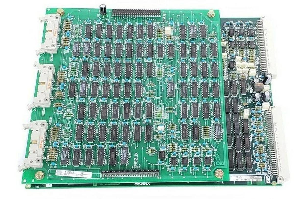 Used MERLIN GERIN CROZ_US 6740838 PC BOARD ASSEMBLY W/ DO6Z 6739840