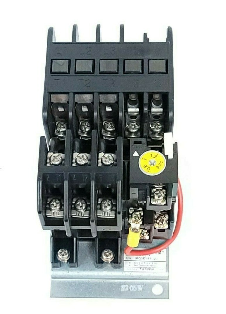 Used NEW FUJI ELECTRIC 1RC0F0A CONTACTOR 1RC0F0ASRCA3631-5-1 W/ 1NR0FG, TR-1SN/UL