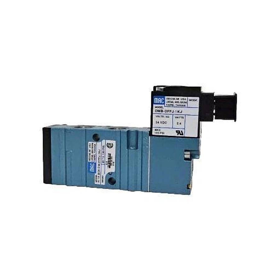 Used NIB MAC 411A-BOA-DM-DFFJ-1KJ SOLENOID VALVE 24VDC 411ABOADMDFFJ1KJ