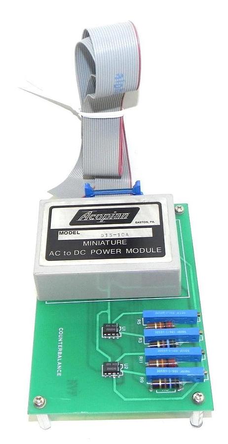 Used ACOPIAN D15-10A MINIATURE AC TO DC POWER MODULE D1510A