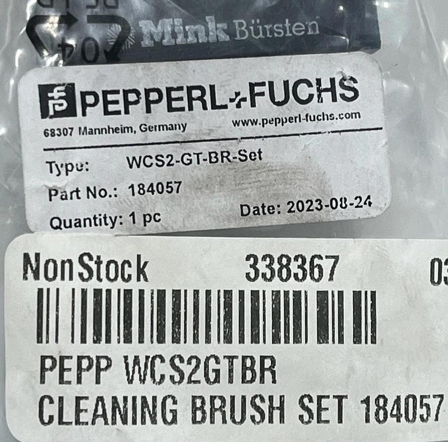 Used Pepperl+Fuchs WCS2-GT-BR-SET Cleaning Brush Set | Part No. 184057 | WCS2GTBR