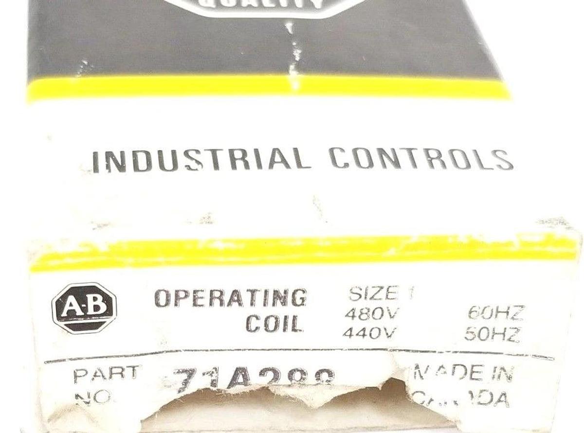 Used NIB ALLEN BRADLEY 71A288 OPERATING COIL 440-480V 50-60HZ
