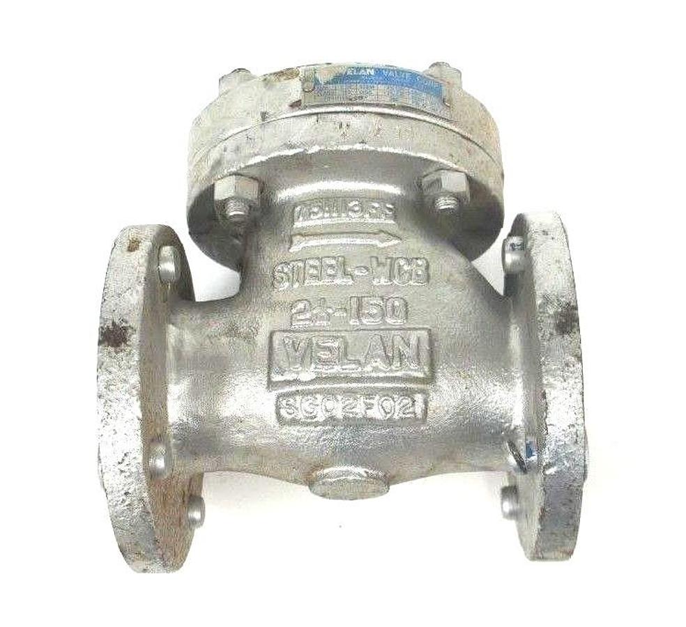 Used NEW VELVAN F09-0114C-02TY FLANGED CHECK GATE VALVE 2-1/2" F090114C02TY