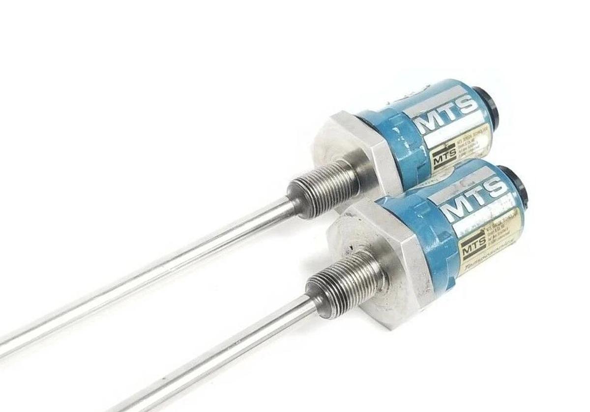 Used LOT OF 2 MTS TEMPOSONICS TRANSDUCERS 251181 ME9408 E 200688 REV. H 34'' IN. ROD