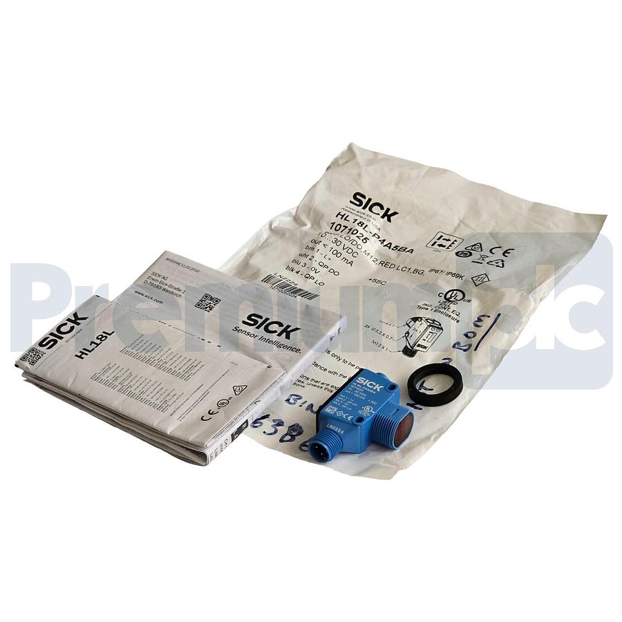 SICK HL18L-P4A5BA | 1071025 H18 Sure Sense Photoelectric Sensor 10-30VDC NSMP