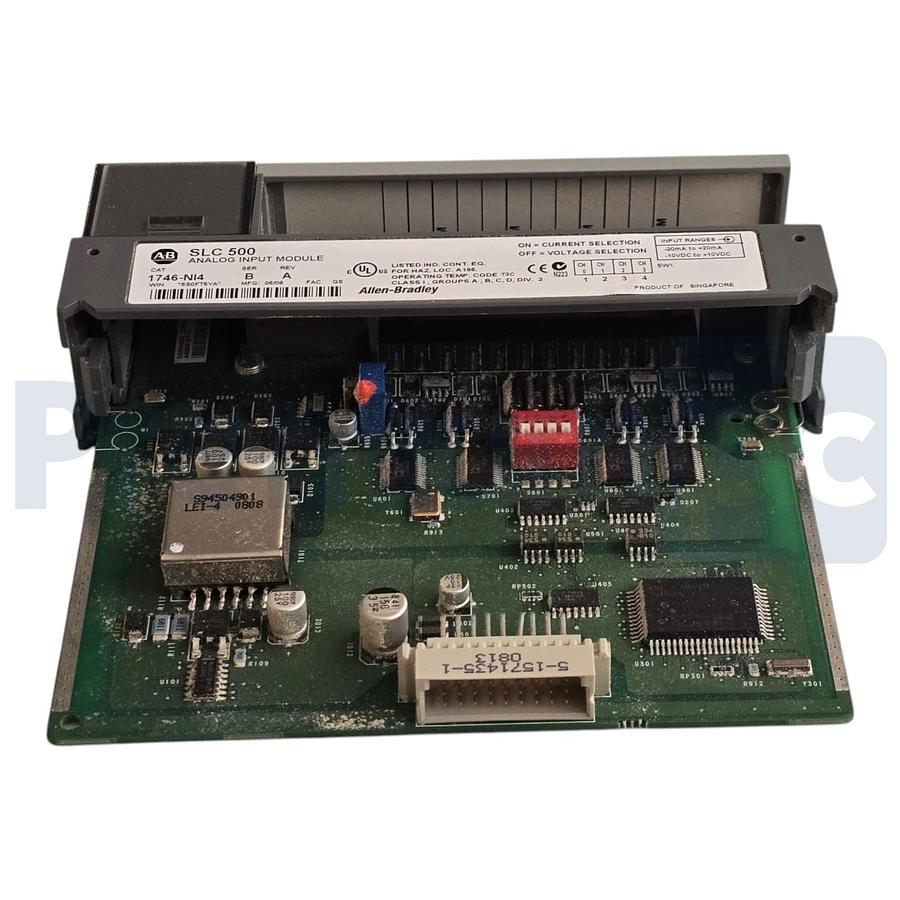 Used Allen-Bradley 1746-NI4 /B SLC 500 4-Ch Analog Input Module Rev. A 1746NI4 USPI
