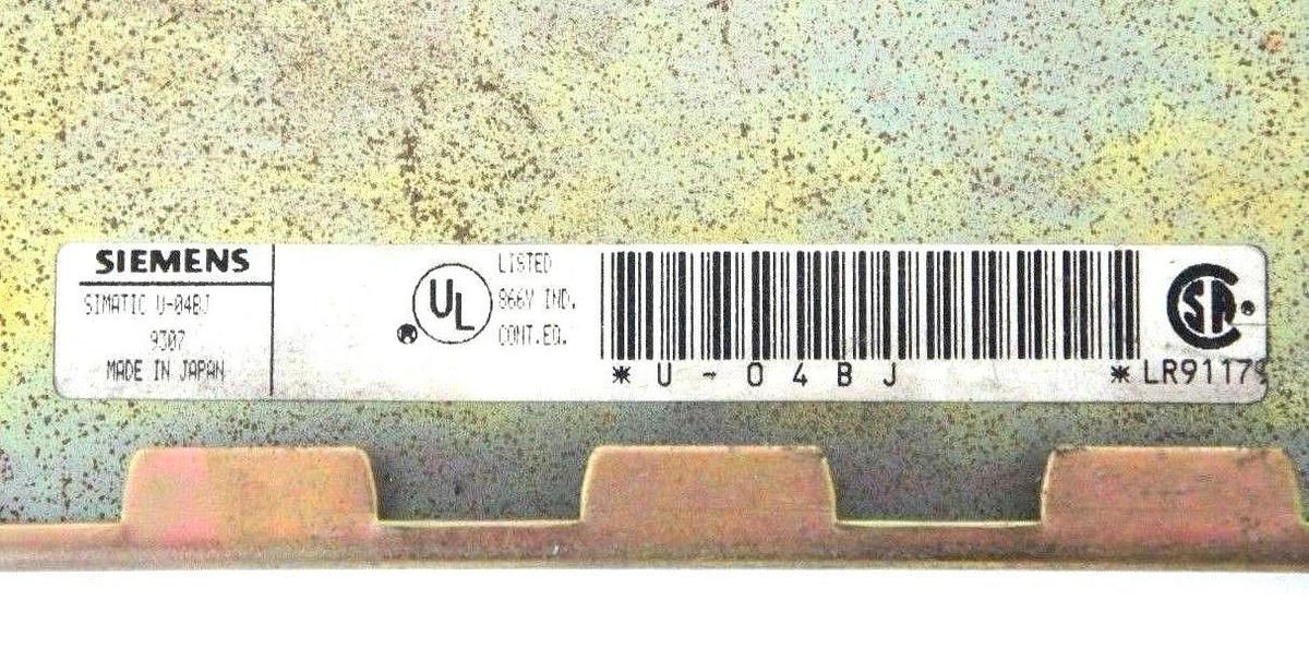 Used SIEMENS U-04BJ 5 SLOT RACK NO EXPANSION U04BJ