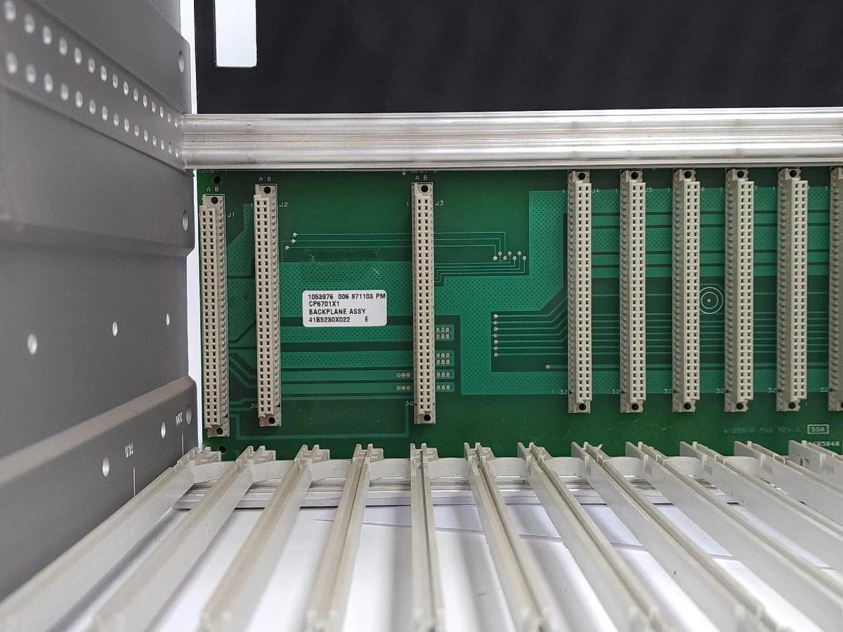 Used EMERSON FISHER ROSEMOUNT CP6701X1-DA3 RACK 17-SLOT I/O FILE ASSEMBLY