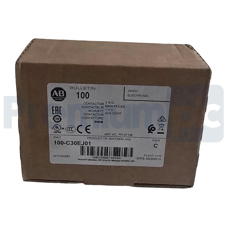 Allen-Bradley 100-C30EJ01 /C IEC Contactor 30A 3-Pole 24VDC Coil 100C30EJ01 NSMP