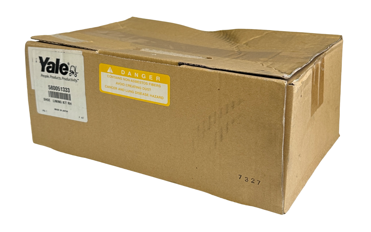Used NEW YALE 580051333 / YT580051333 OEM SHOE AND LINING KIT RH FOR FORKLIFT