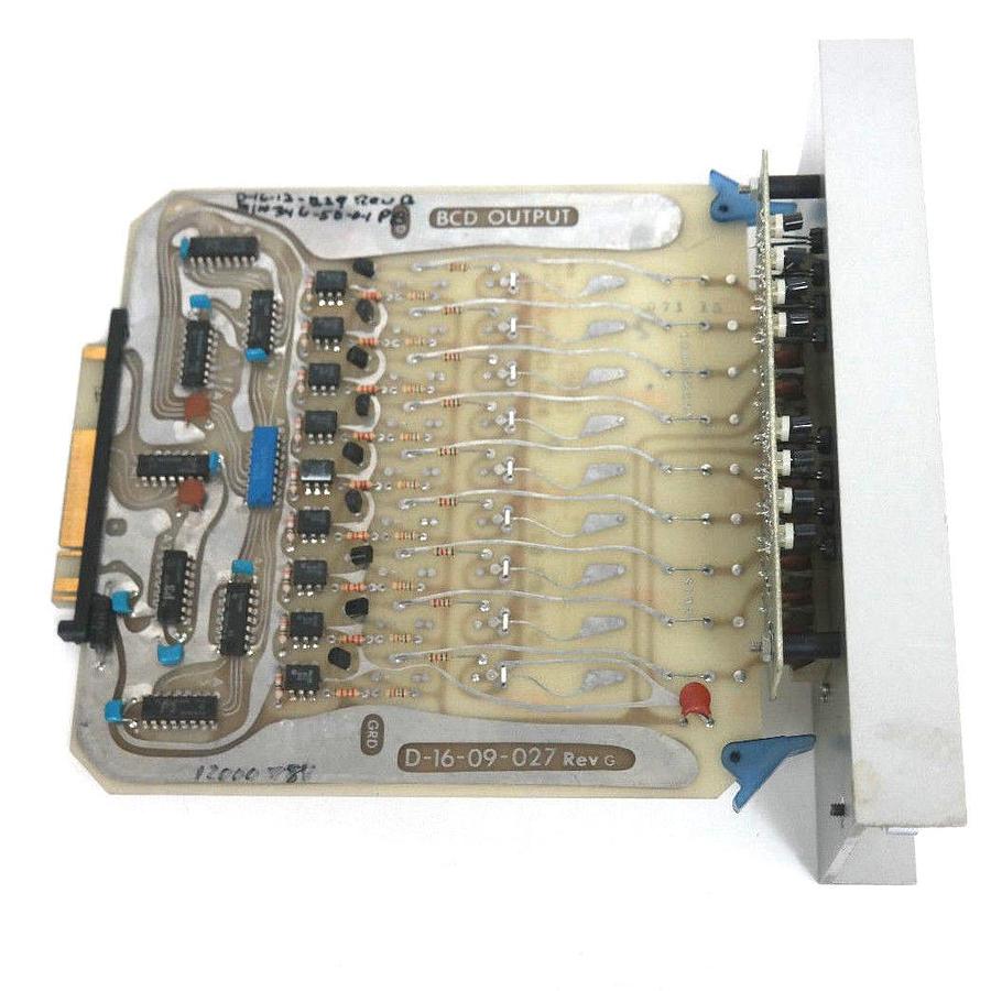 Used ISSC D-16-09-027 CIRCUIT BOARD REV. G W/ 346-5D-0.1 OUTPUT TERMINAL D1609027